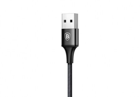 Кабель USB BASEUS Rapid 2-in-1, USB - Type-CMicroUSB, 3A, 1.2 м, черный - 3