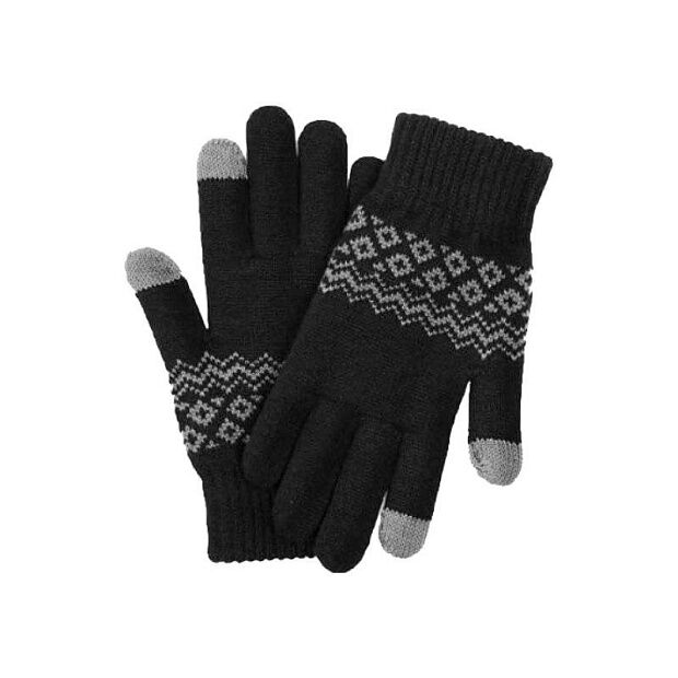 Перчатки для сенсорных экранов Xiaomi FO Touch Screen Warm Velvet Gloves (Gray/Серый) 