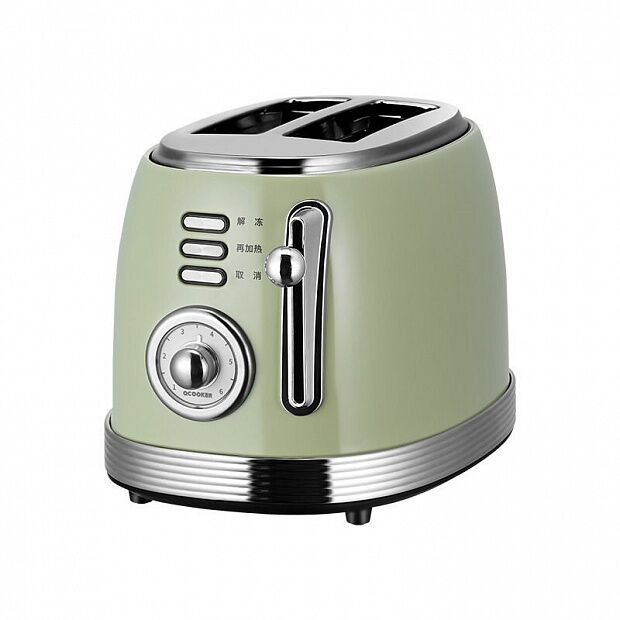 Тостер-гриль Ocooker Small Retro Toaster (Green) - 1