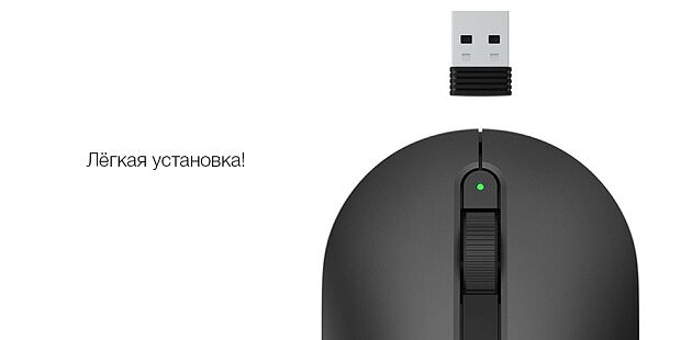 Компьютерная мышь MIIIW Rice Wireless Office Mouse (Black/Черный) - 6