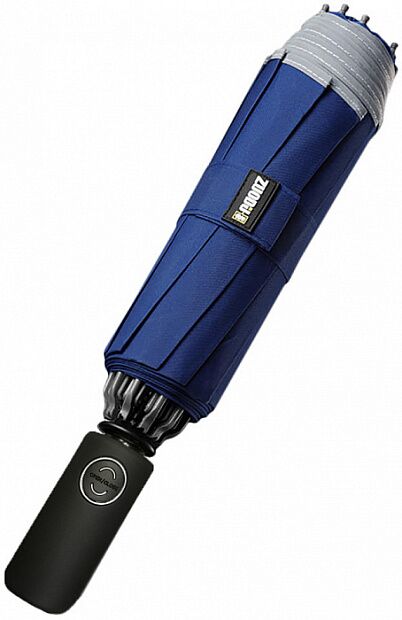 Зонт с фонариком Zuodu Reverse Folding Umbrella (Blue) - 3