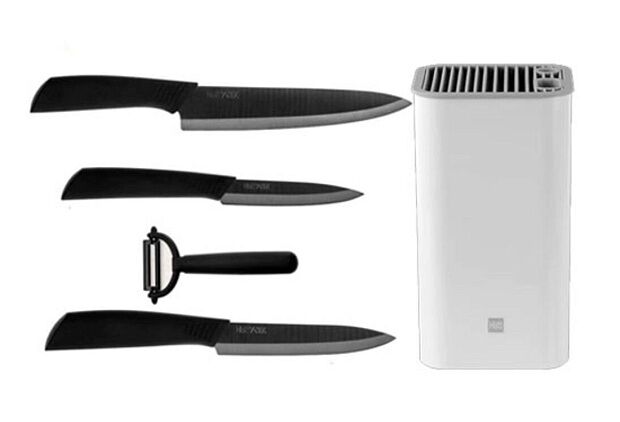 Набор ножей c подставкой HuoHou Nano Ceramic Knifes Set 5in1 - 5
