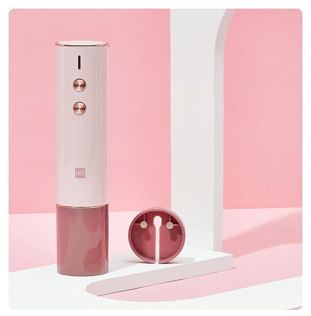 Электроштопор HuoHou Electric Wine Opener HU0121 в подарочной упаковке (Pink) - 6