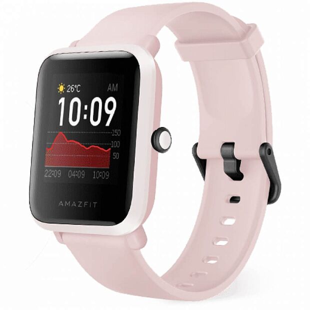 Умные cпортивные часы Amazfit Bip S (Pink/Розовый) RU - 2