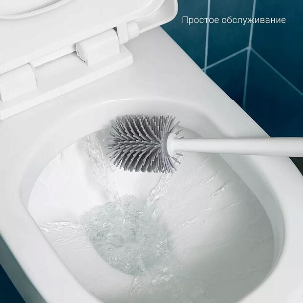 Туалетная щетка YiJie Appropriate Cleaning Vertical Storage Toilet Brush YB-05 (White/Белый) - 3