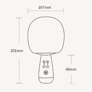 Микрофон Xiaomi Sing A Small Dome Double Chorus Microphone (Black/Черный) - 3