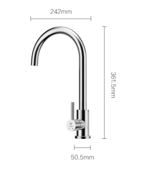 Xiaomi Viomi Stainless Steel Faucet (Silver) - 2