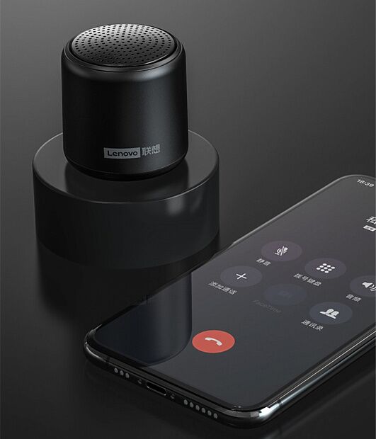 Колонка Lenovo Portable Bluetooth Speaker L01 (Black) - 2
